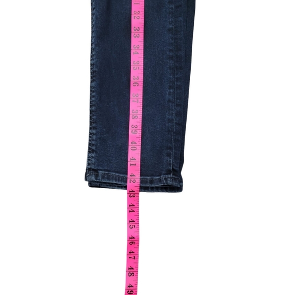 (M) Divided H&M Dark Wash Moto Jeans (Men) - Picture 6 of 10